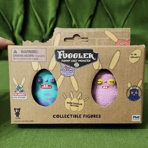Fuggler Easter Ugly Monster Rabbitacular Collectible Figures - Teal & Purple